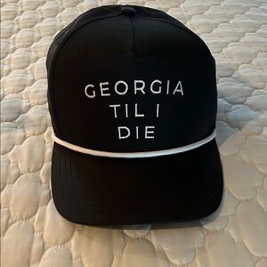 Black Georgia Til I Die Cap